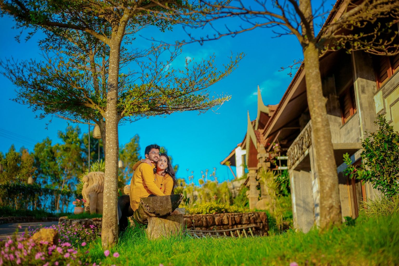Post Wedding Portraits in Ooty