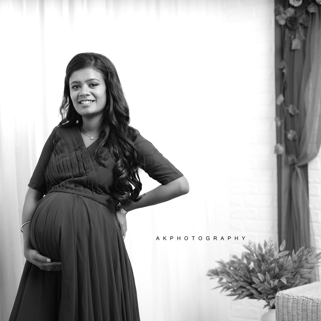 Sowndarya's Beautiful Maternity Shoot by AK Photography: A Celebration of Motherhood