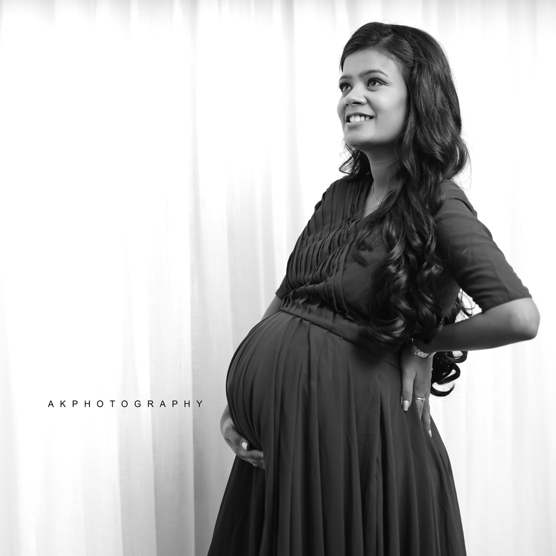 Sowndarya's Beautiful Maternity Shoot by AK Photography: A Celebration of Motherhood