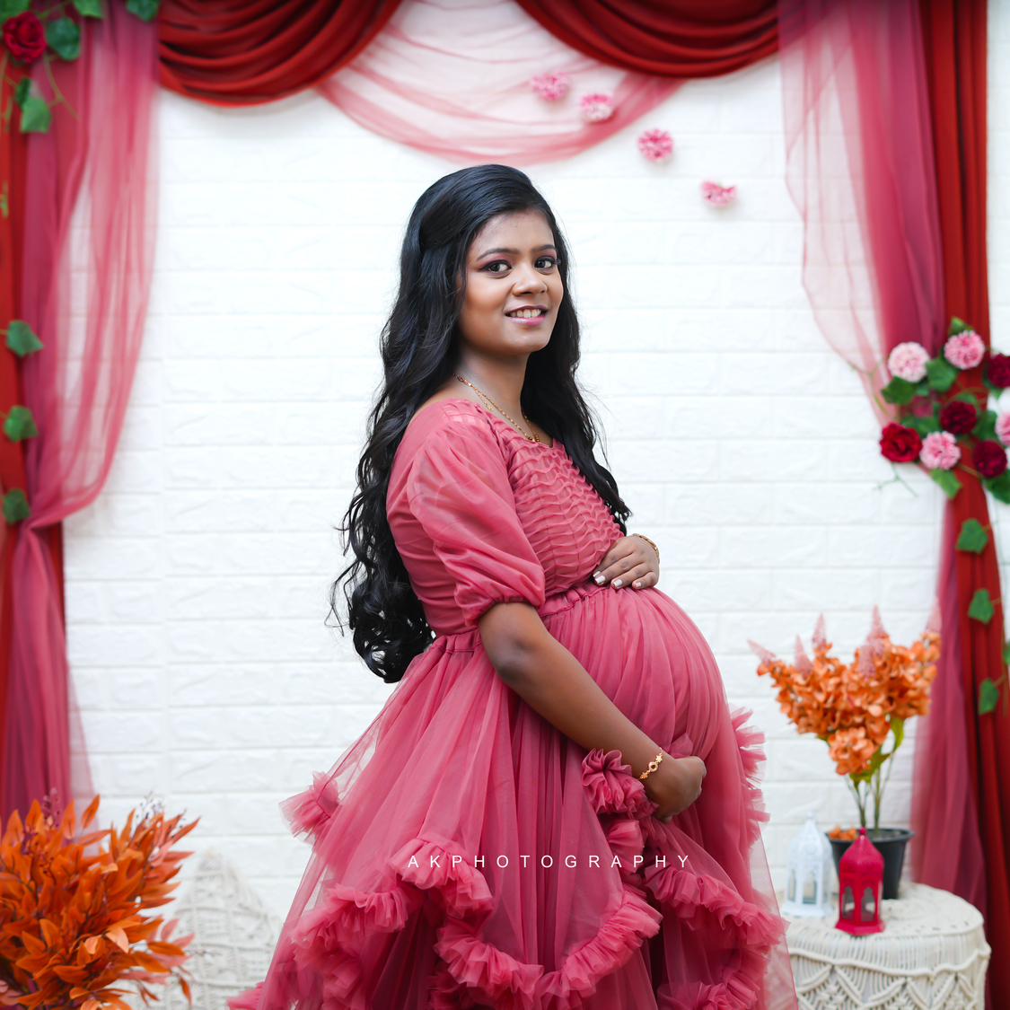 Sowndarya's Beautiful Maternity Shoot by AK Photography: A Celebration of Motherhood