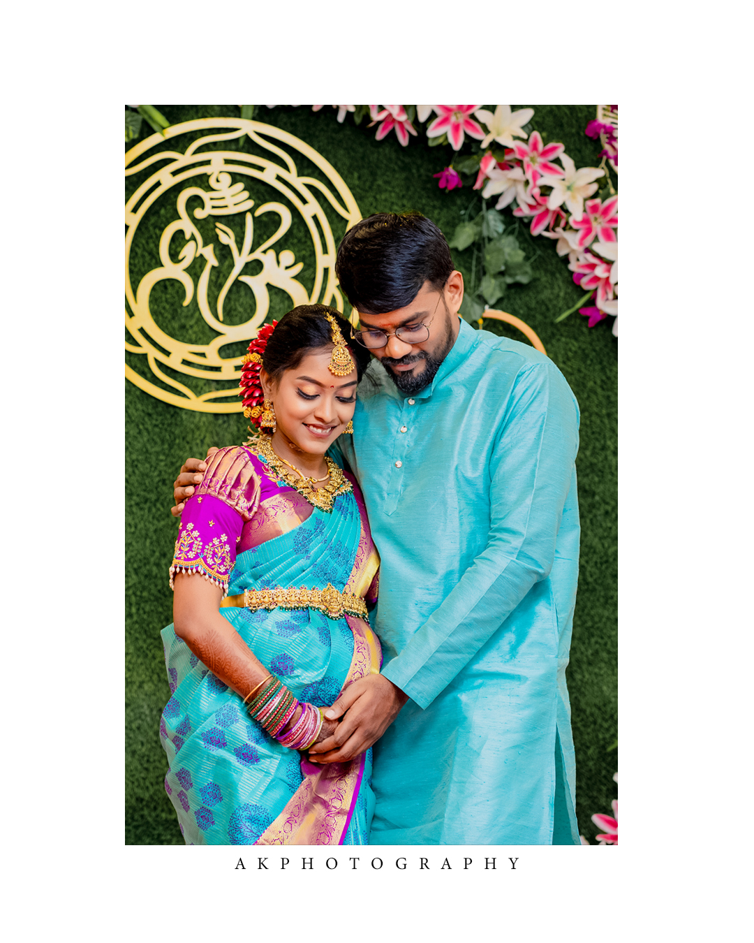 Baby Shower Photography in Coimbatore: Capturing Gowri and Aswath's Special Moments | AK Photography