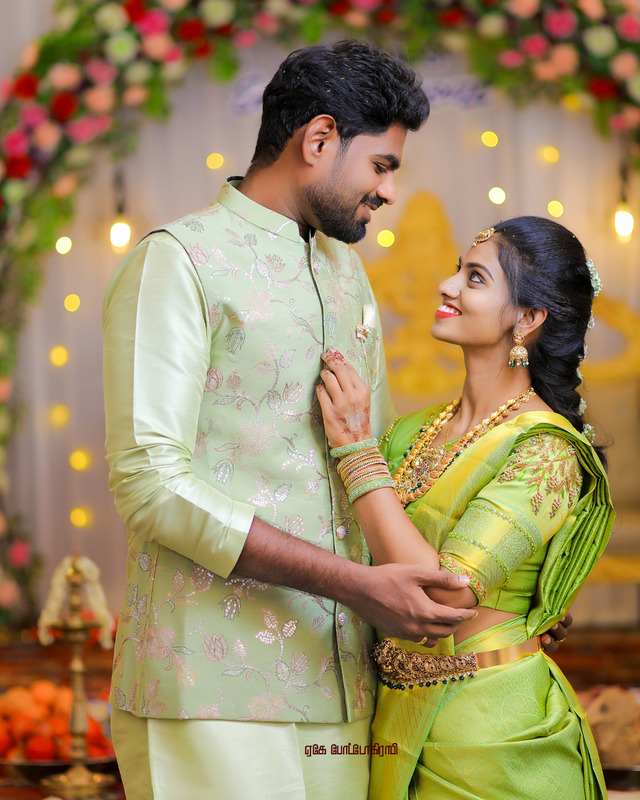Engagement Photography – Anu & Rajeshkumar’s Beautiful Moments in Podanur, Near Coimbatore