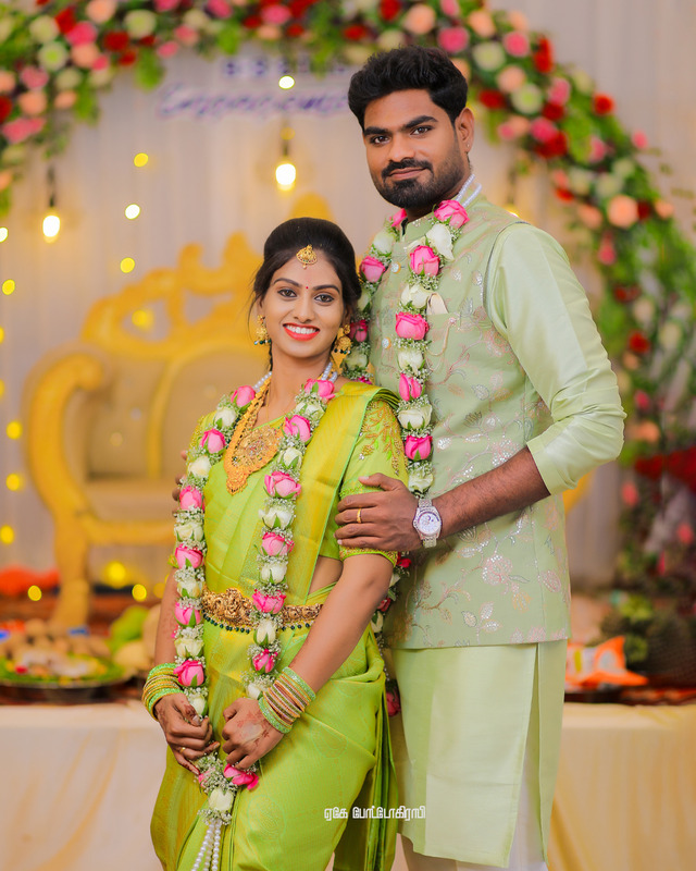 Engagement Photography – Anu & Rajeshkumar’s Beautiful Moments in Podanur, Near Coimbatore