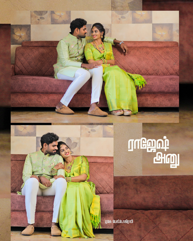 Engagement Photography – Anu & Rajeshkumar’s Beautiful Moments in Podanur, Near Coimbatore