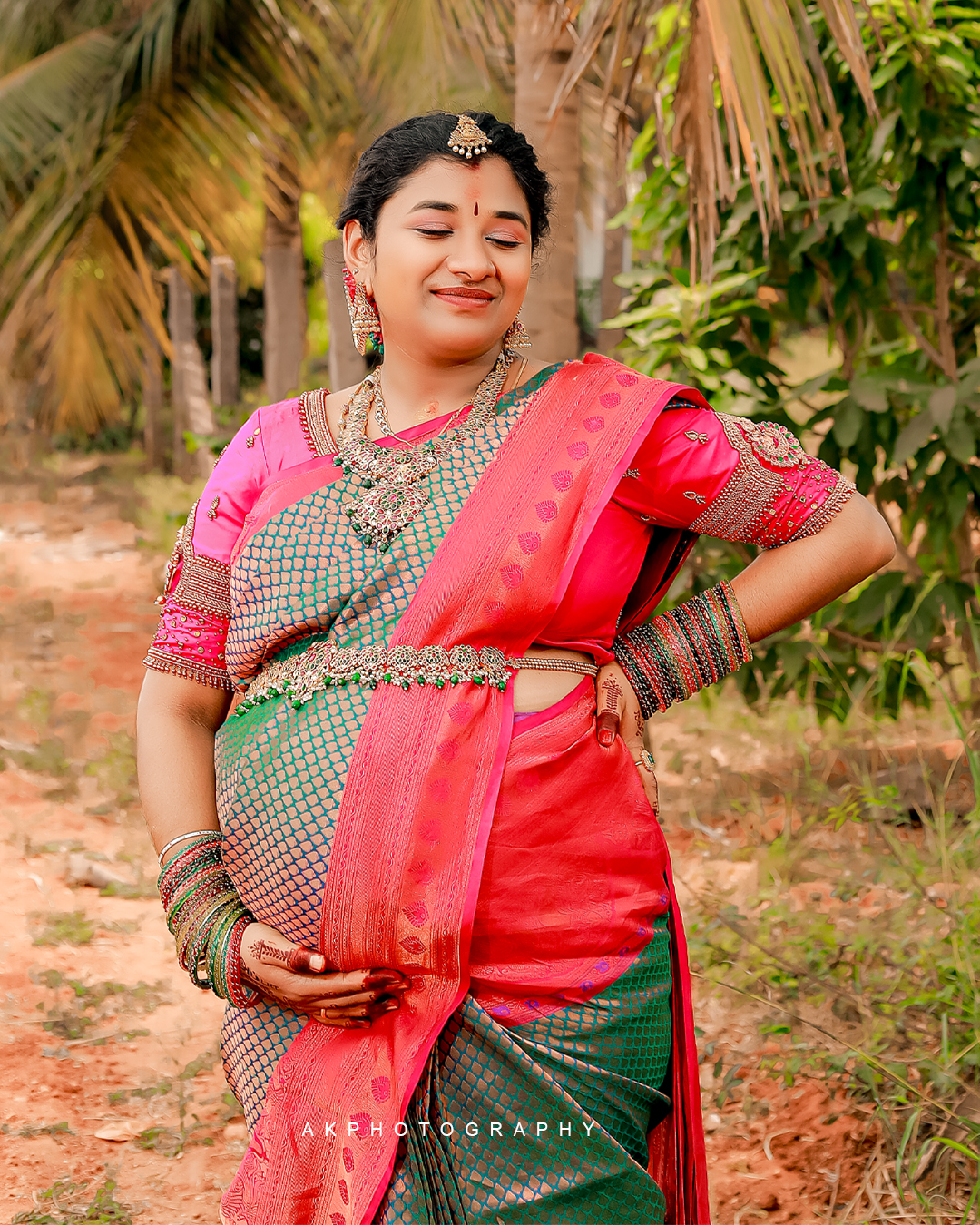 Baby Shower Photoshoot Capturing Sivaranjani Tamilarasan's Radiant Moments with AK Photography
