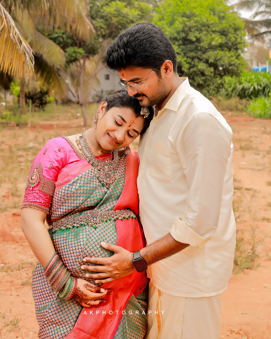 Baby Shower Photoshoot Capturing Sivaranjani Tamilarasan's Radiant Moments with AK Photography
