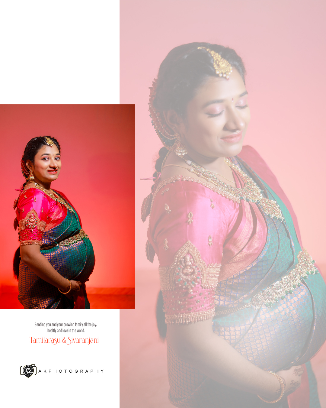 Baby Shower Photoshoot Capturing Sivaranjani Tamilarasan's Radiant Moments with AK Photography