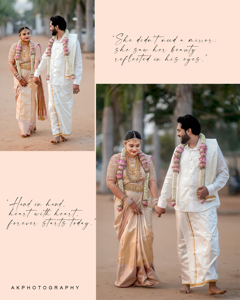 Wedding Photoshoot: Harikumar & Nivetha’s Romantic Avinashi Wedding Shoot by AK Photography - AK Photography Coimbatore