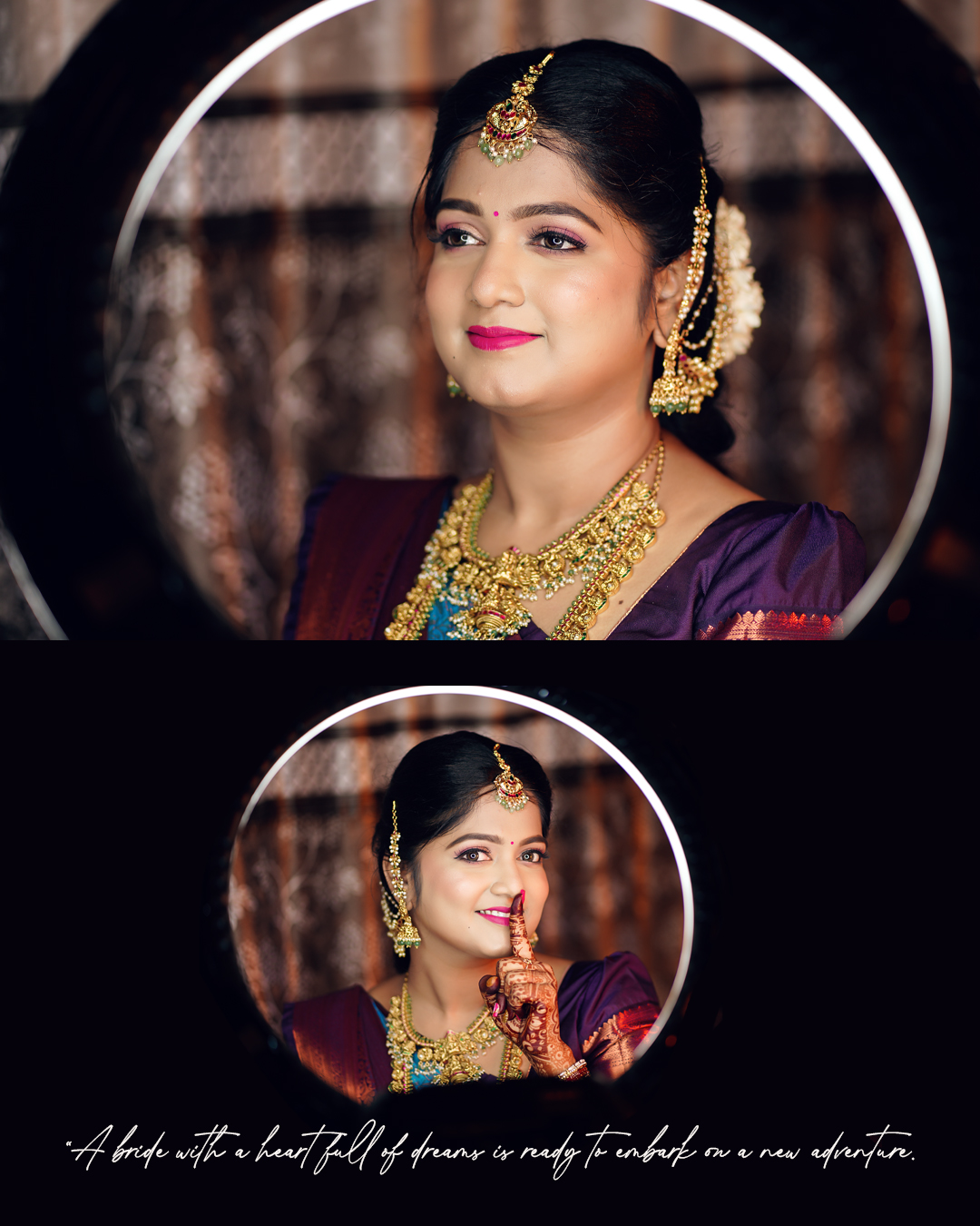 Engagement Photoshoot Ajithkumar 💞 Kowselya’s Magical Moments Captured by AK Photography