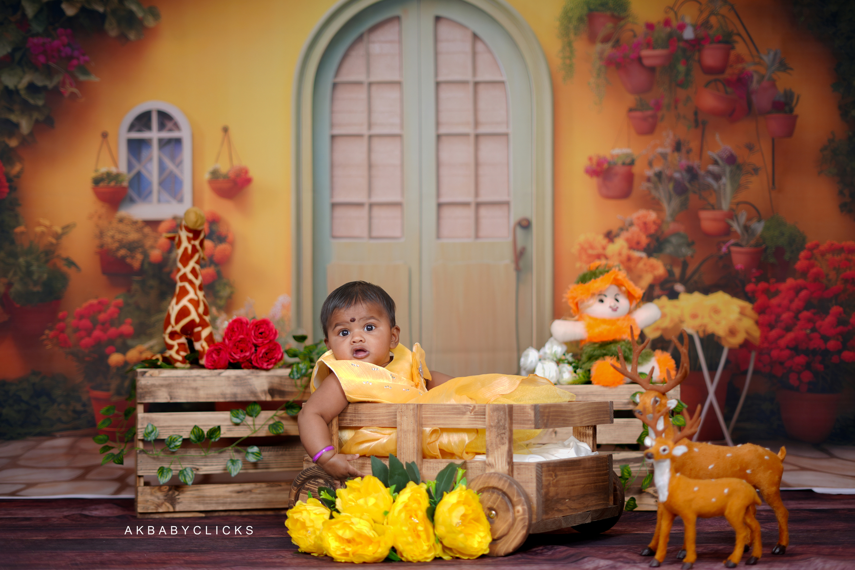 First Birthday Photoshoot Magic: Capturing Baby Inba's Sweetest Smiles & Milestone Memories