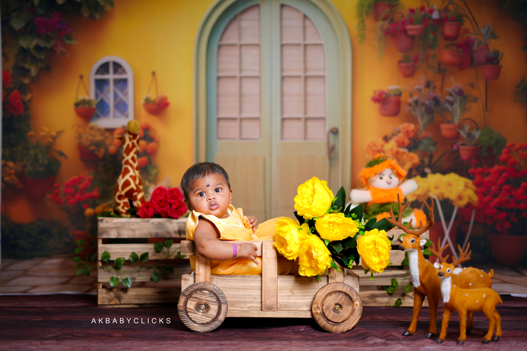 First Birthday Photoshoot Magic: Capturing Baby Inba's Sweetest Smiles & Milestone Memories