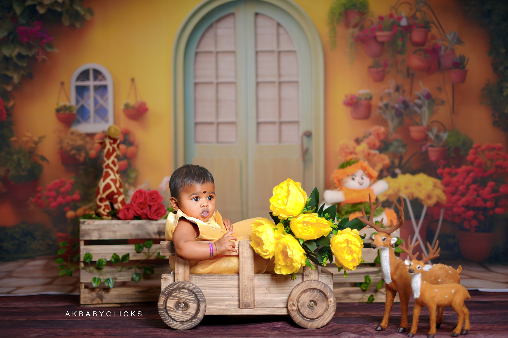 First Birthday Photoshoot Magic: Capturing Baby Inba's Sweetest Smiles & Milestone Memories