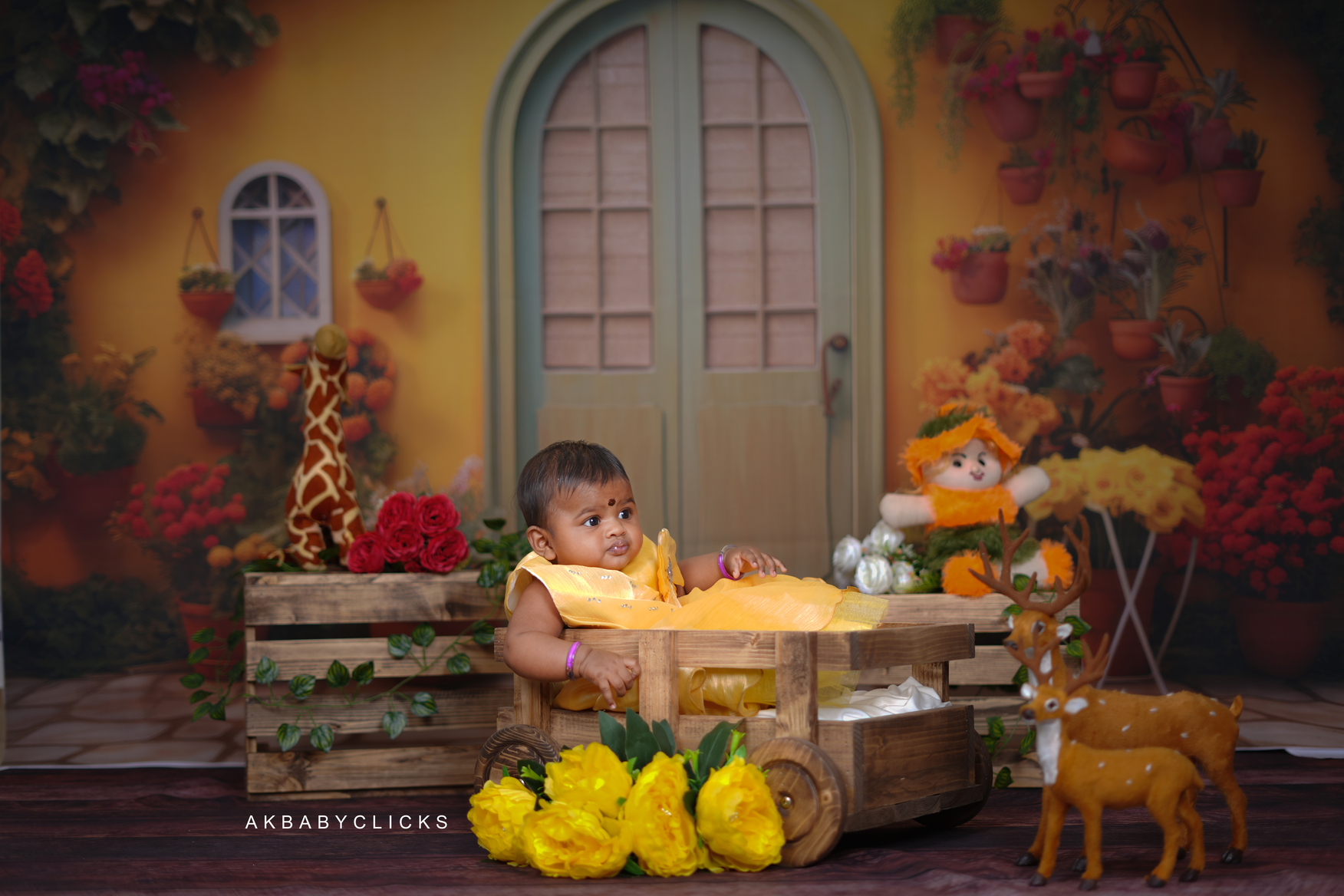First Birthday Photoshoot Magic: Capturing Baby Inba's Sweetest Smiles & Milestone Memories