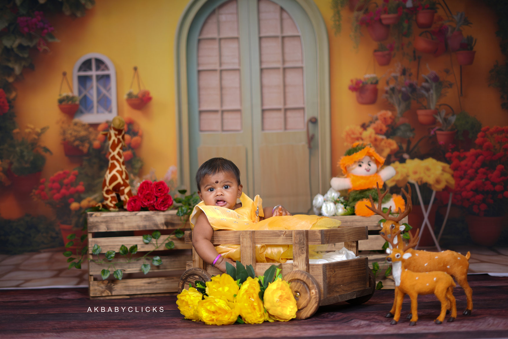 First Birthday Photoshoot Magic: Capturing Baby Inba's Sweetest Smiles & Milestone Memories