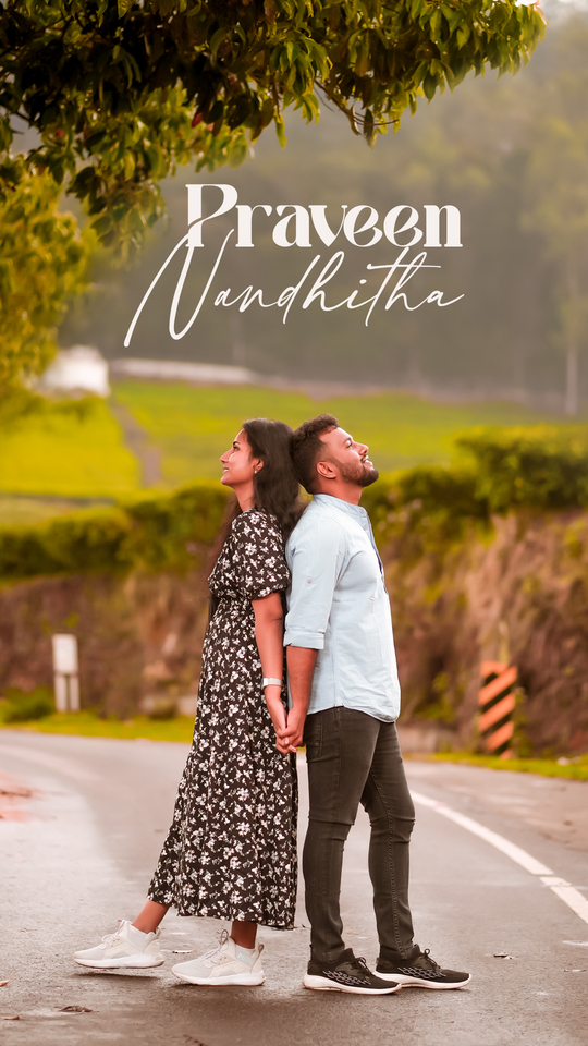 Pre Wedding Photoshoot Ooty Praveen & Nandhitha's Romantic Hill Station Love Story 