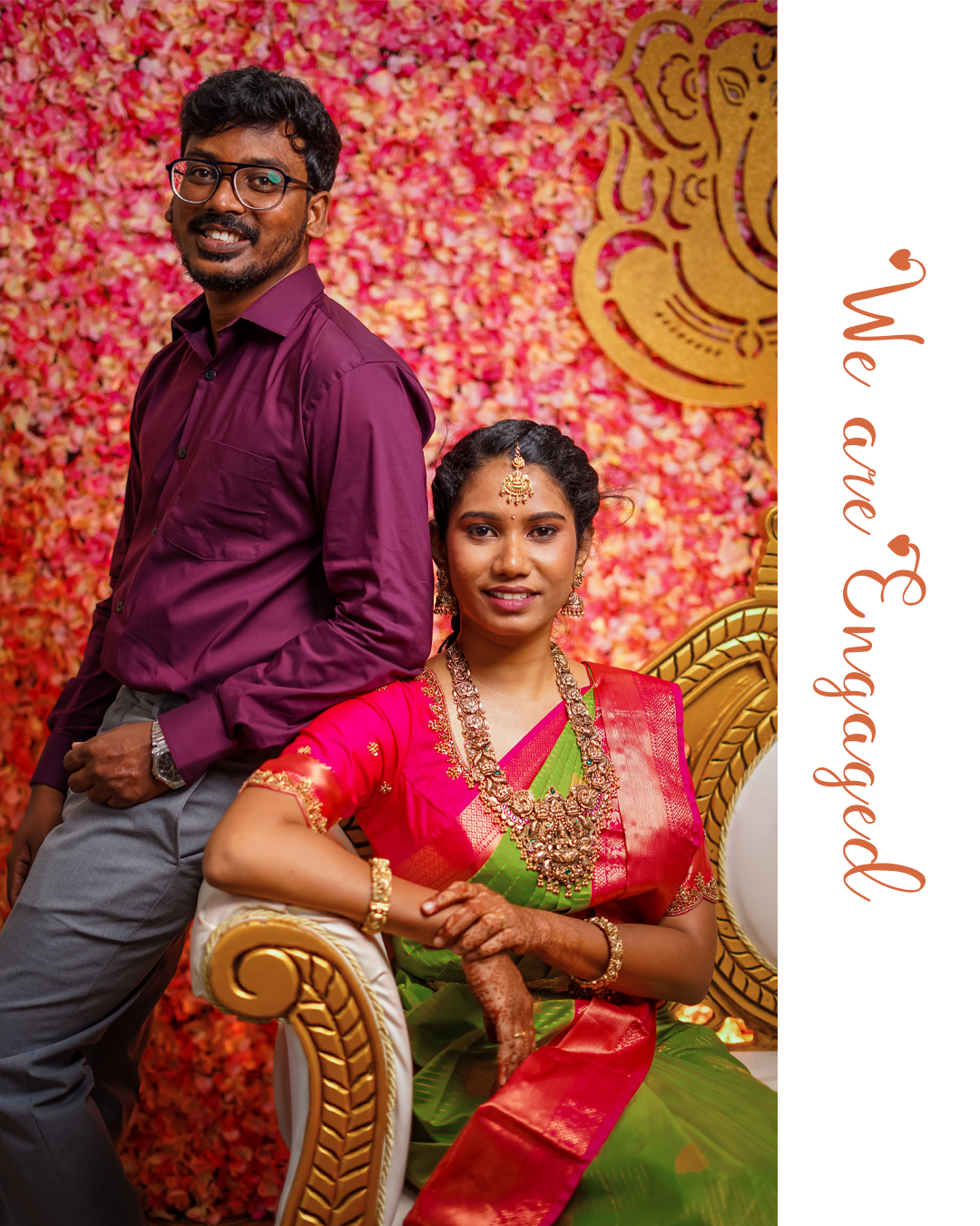 Engagement Photoshoot - Mageshkumar & Gayathri's Love Story AK Photography
