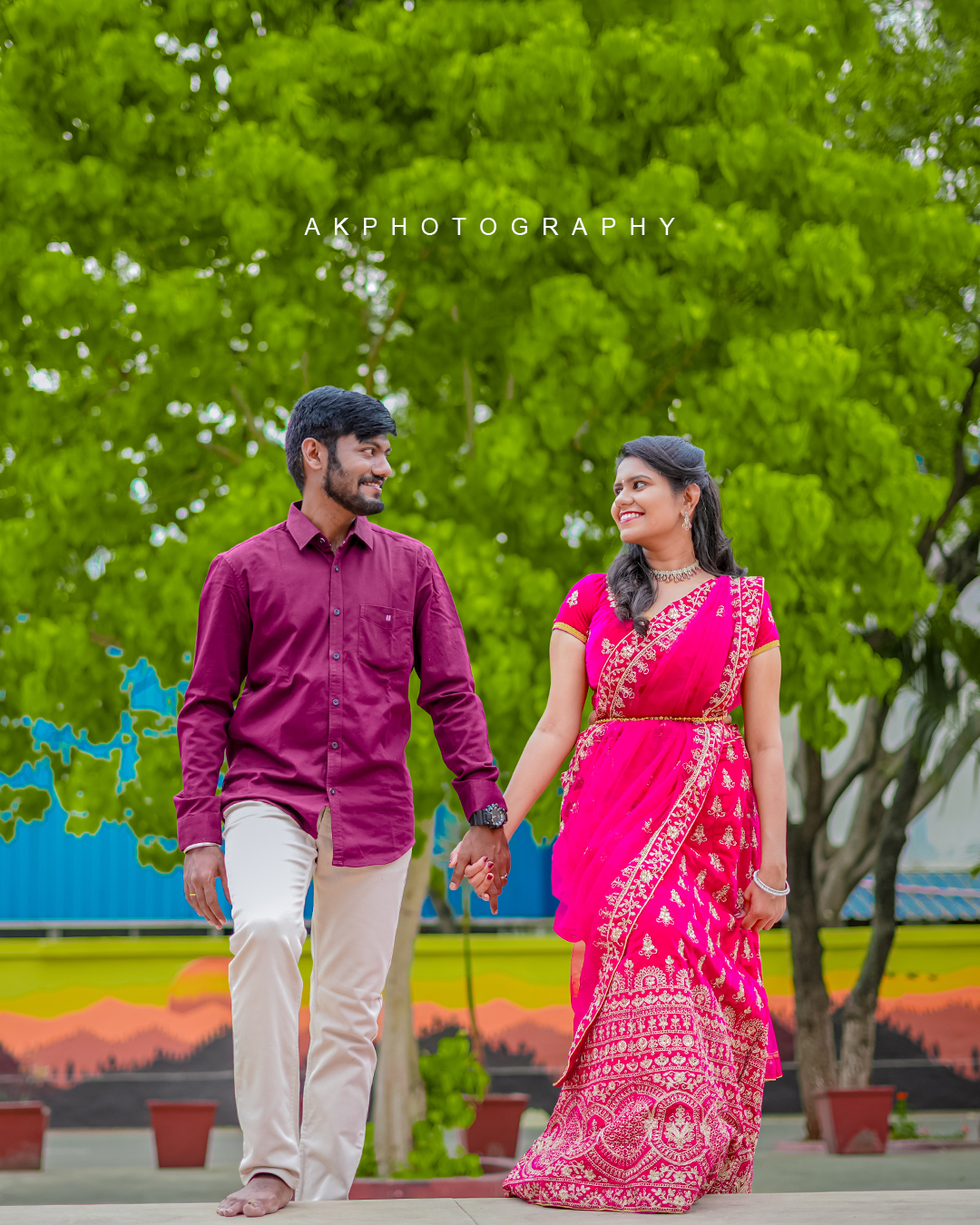 Pre-Wedding Photoshoot Sriprassana and Abinaya’s Love Story by AK Photography