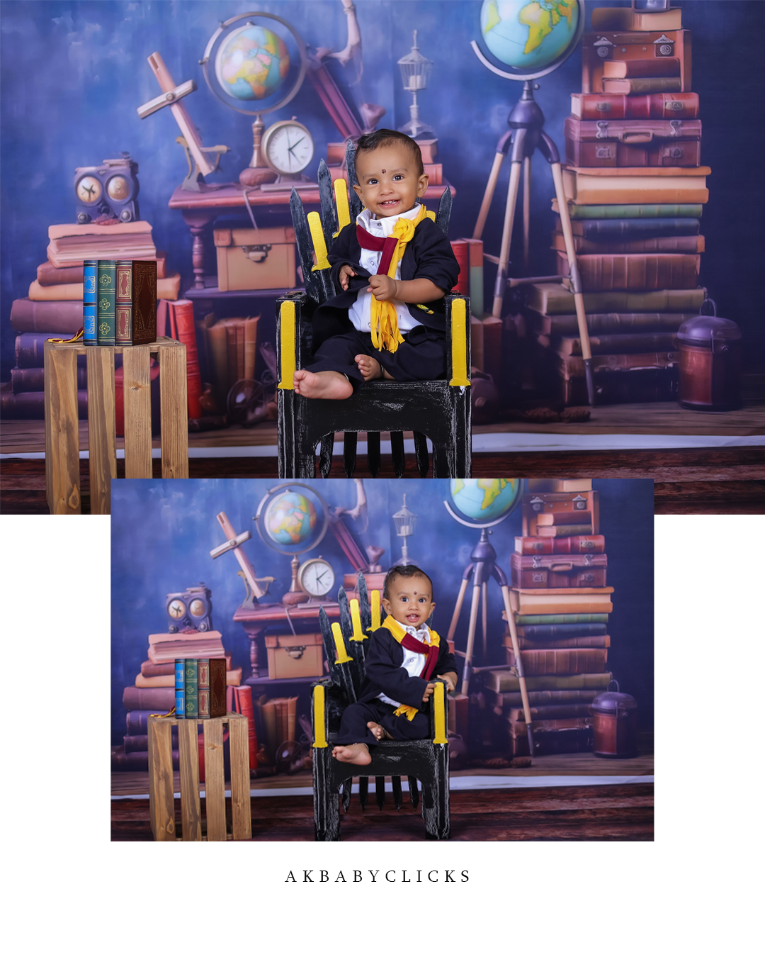Birthday Photoshoot Magic: Celebrating Little Shaswanth's Special Day with Family