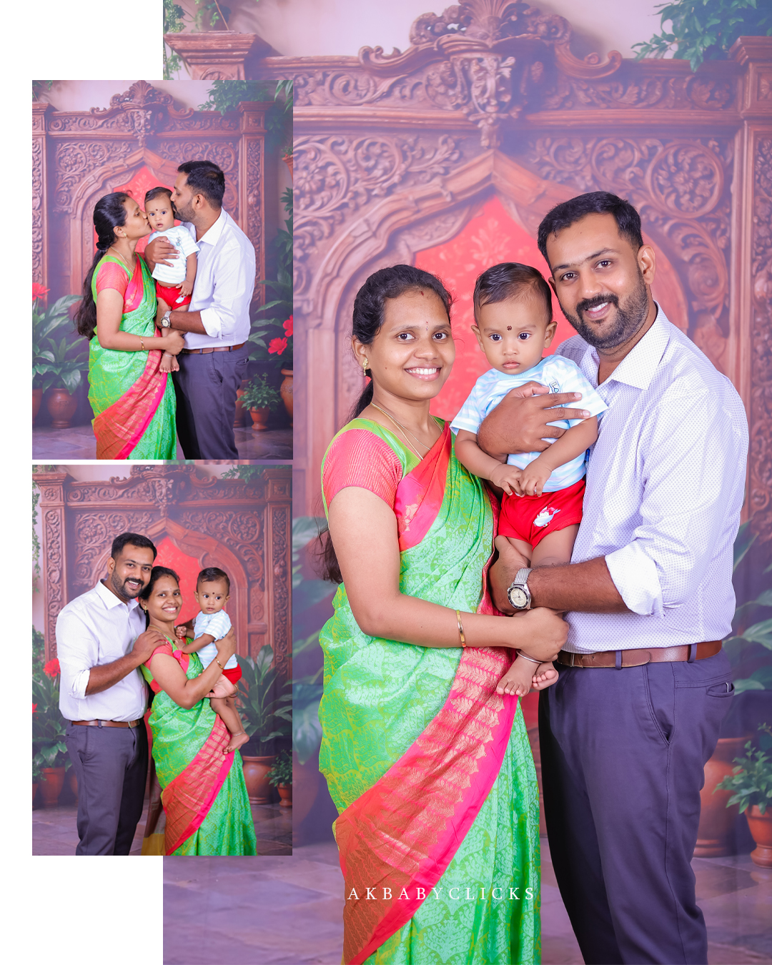 Birthday Photoshoot Magic: Celebrating Little Shaswanth's Special Day with Family - AK Photography Coimbatore