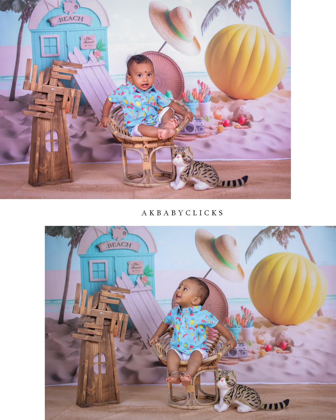 Birthday Photoshoot Magic: Celebrating Little Shaswanth's Special Day with Family