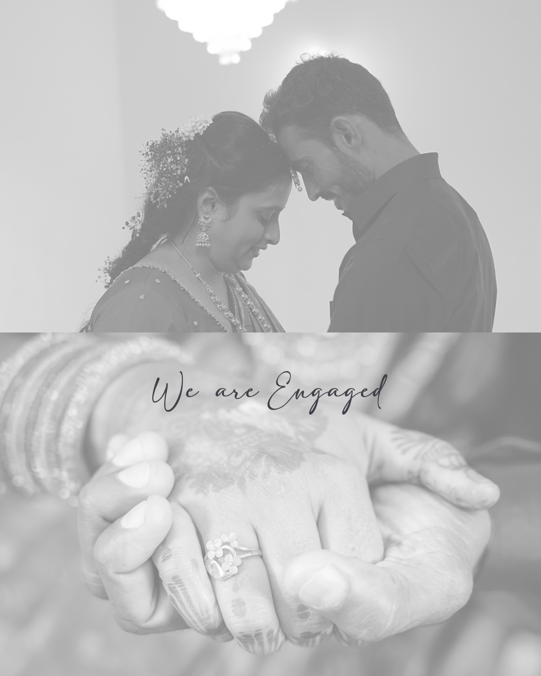 Engagement Photography Poovitha & Jothikumar's Beautiful Love Story in Vadavalli