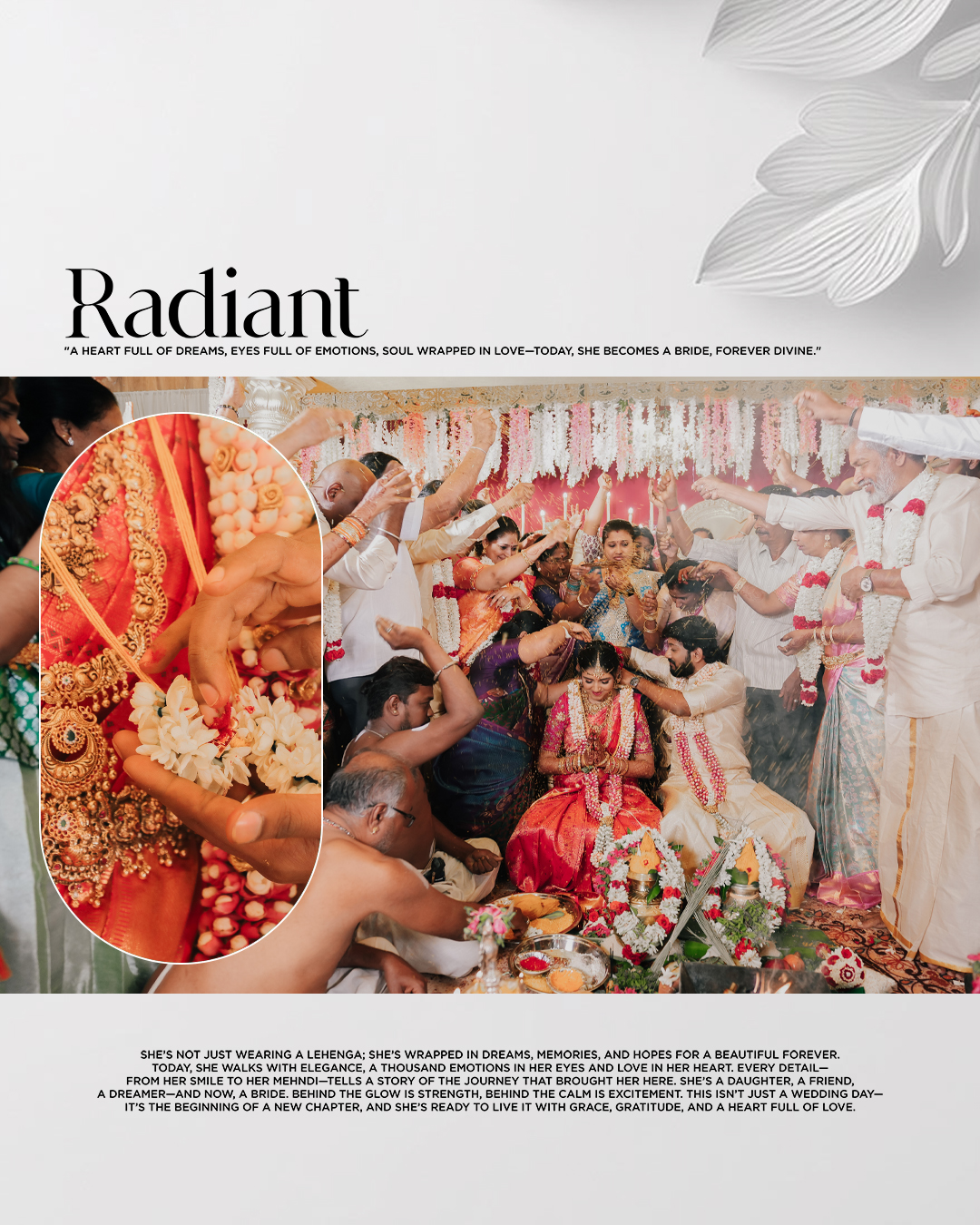Wedding Photography Magic: Varsini & Vinod's Dreamy Photoshoot by AK Photography