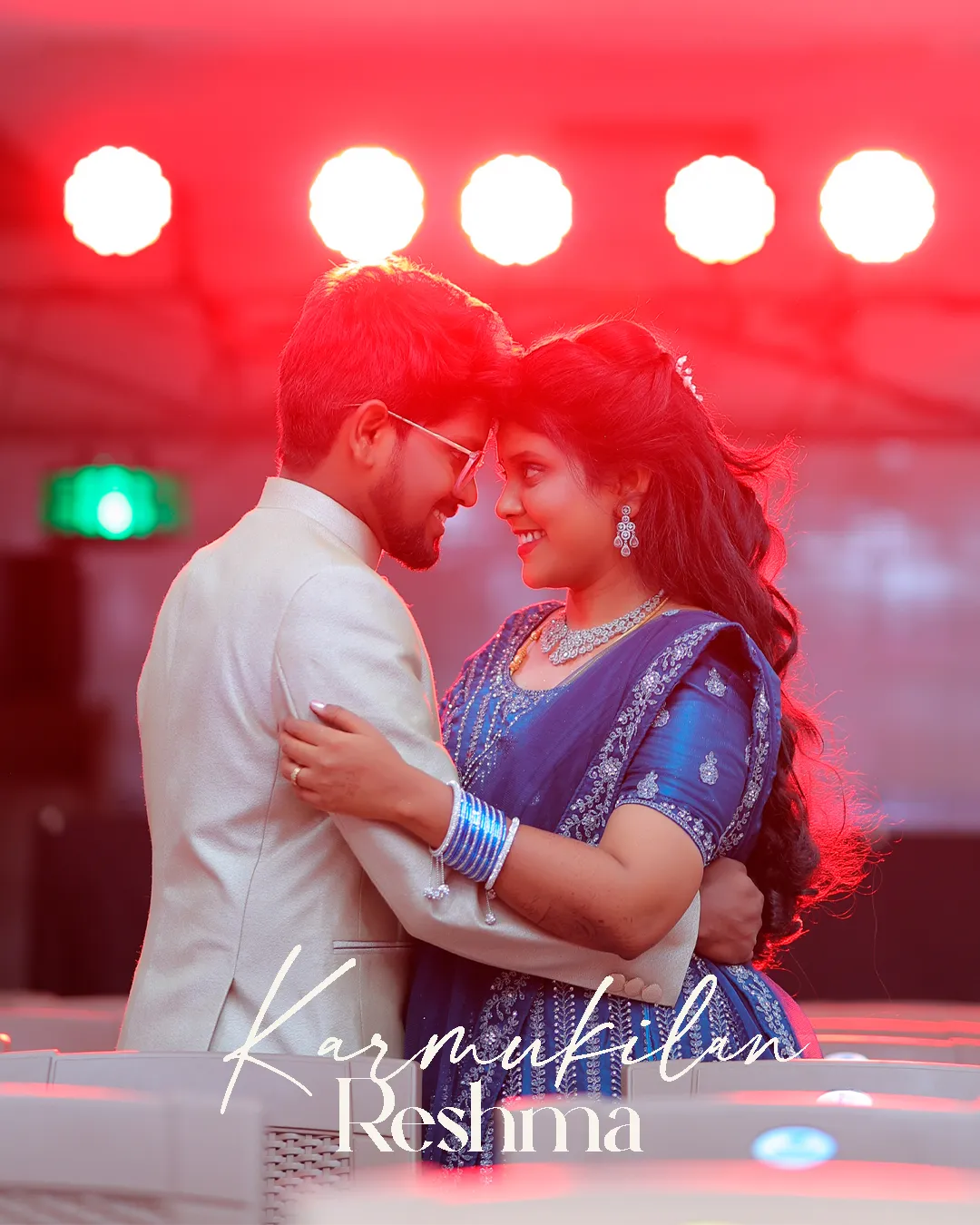 Wedding Reception Photoshoot in Chennai | Karmukilan & Reshma - Wedding Photographers in Coimbatore