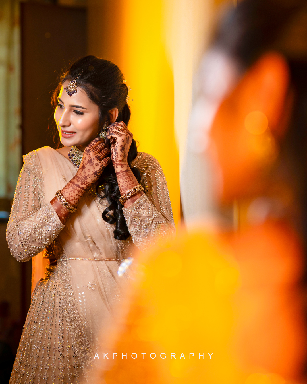 Wedding Photography Karur: Praveen and Nandhitha's Dreamy Photoshoot by AK Photography Coimbatore