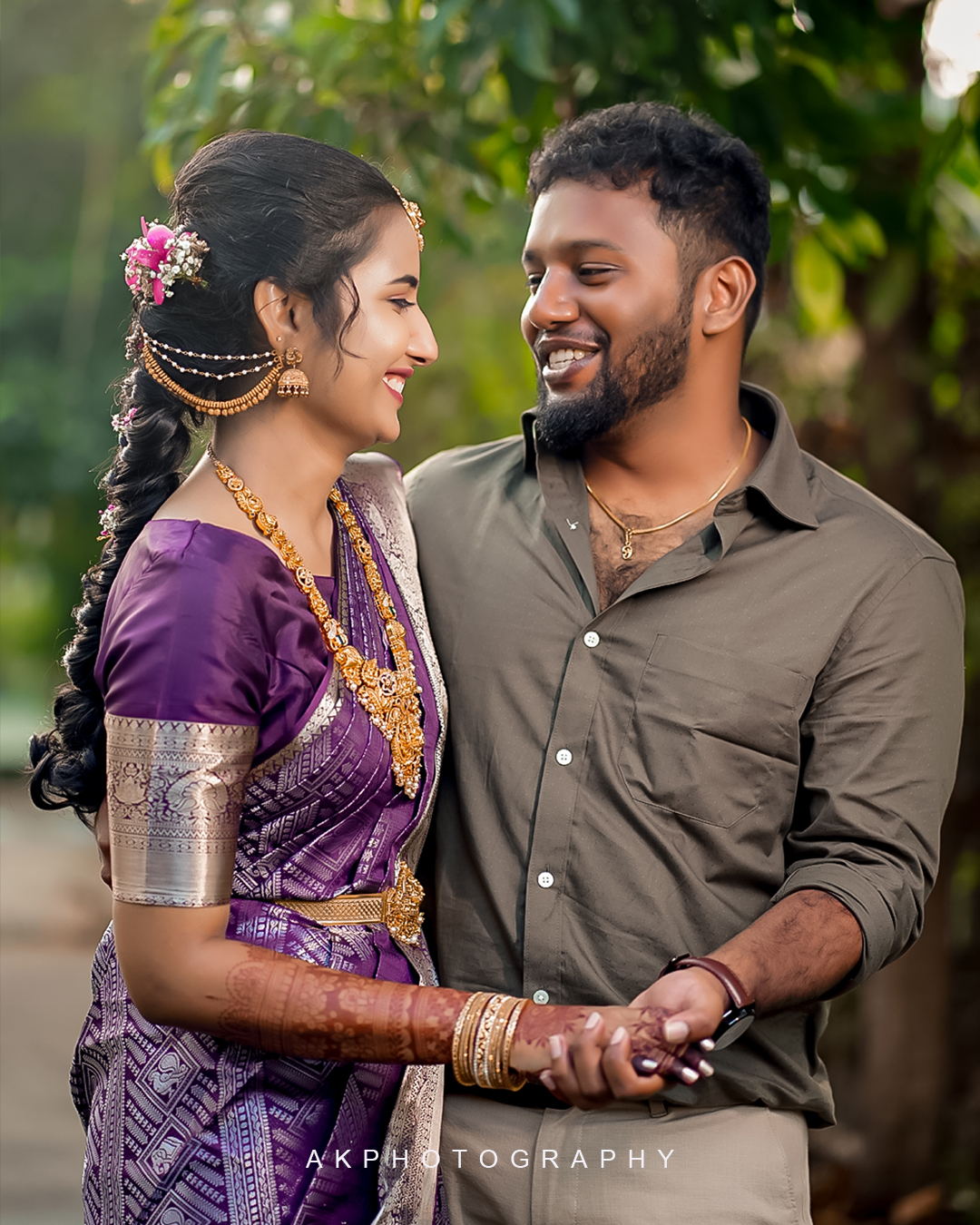 Wedding Photography Karur: Praveen and Nandhitha's Dreamy Photoshoot by AK Photography Coimbatore