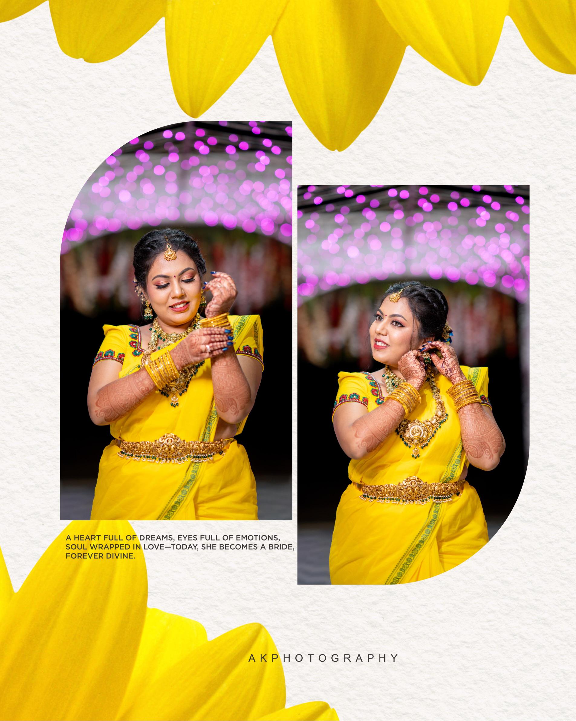 Wedding Photoshoot of Aishvarya & Aadhithya in Coimbatore, Tamil Nadu 
