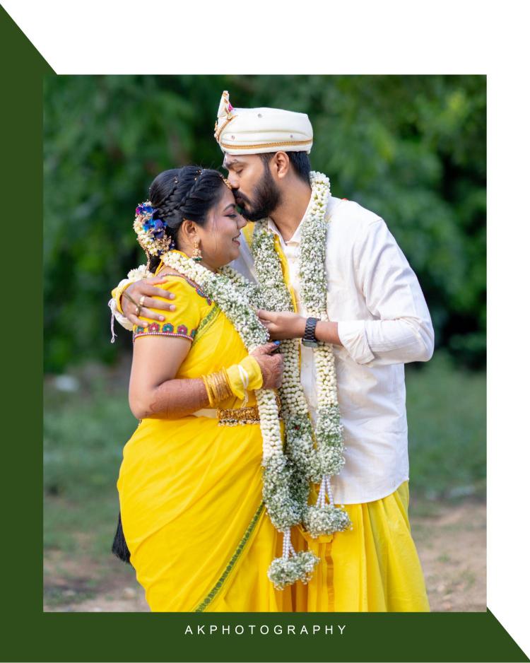 Wedding Photoshoot of Aishvarya & Aadhithya in Coimbatore, Tamil Nadu