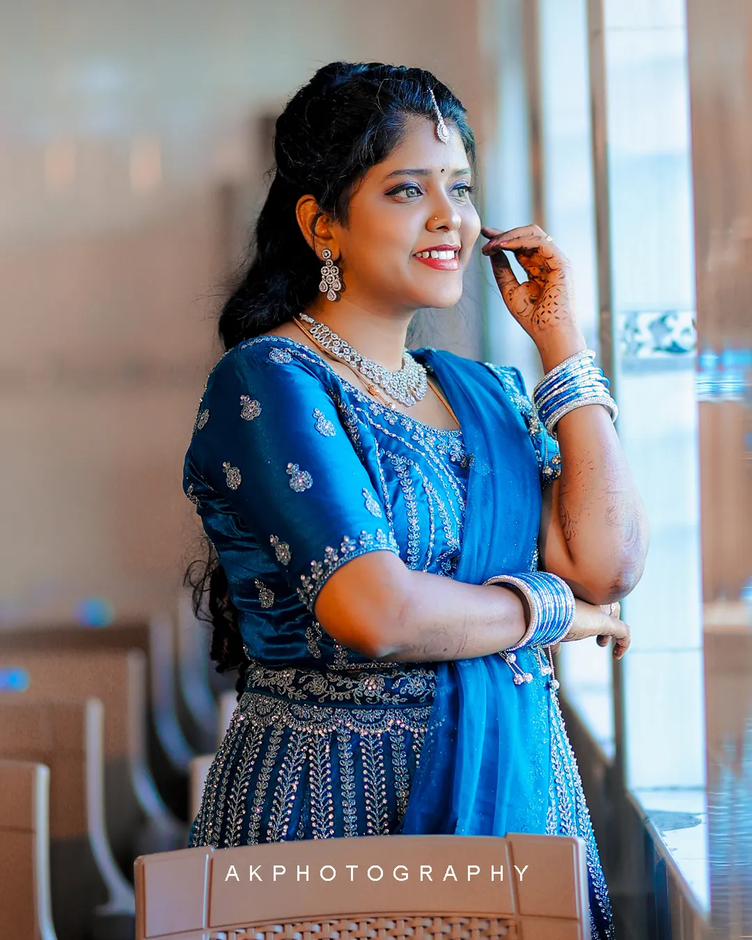 Wedding Reception Photoshoot in Chennai | Karmukilan & Reshma