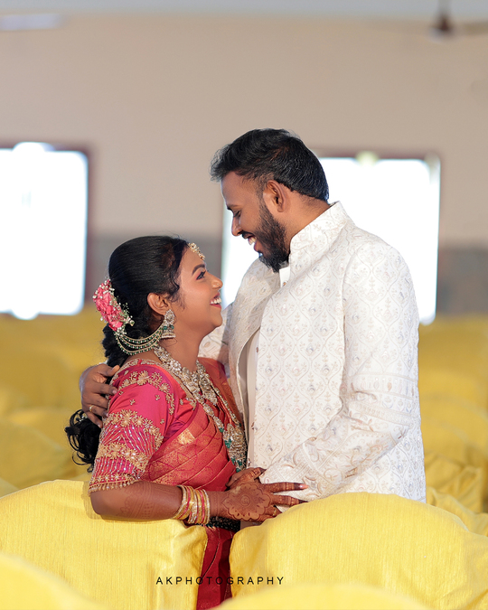 Wedding Photoshoot: Balaji & Divya | Harsha Mahal Coimbatore 