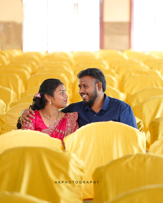 Wedding Photoshoot: Balaji & Divya | Harsha Mahal Coimbatore 