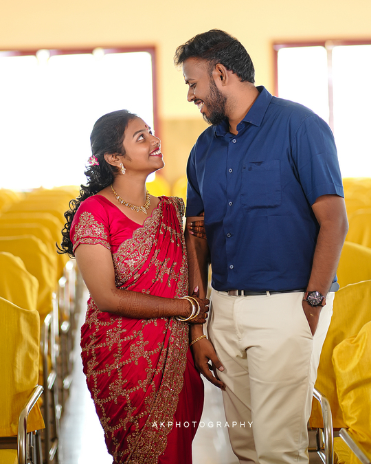 Wedding Photoshoot: Balaji & Divya | Harsha Mahal Coimbatore 