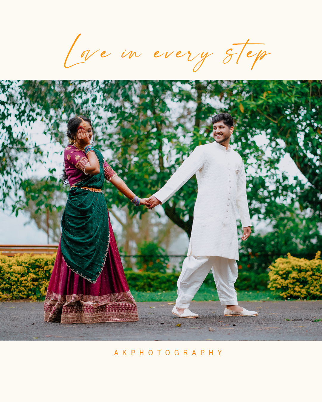 Engagement Photoshoot Ooty - Nandhini & Vignesh | AK Photography